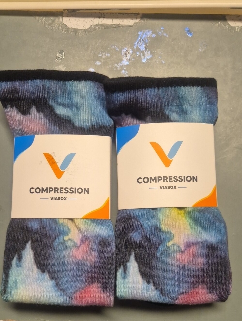 Viasox Compression Knee Medium/Large Northern Lights